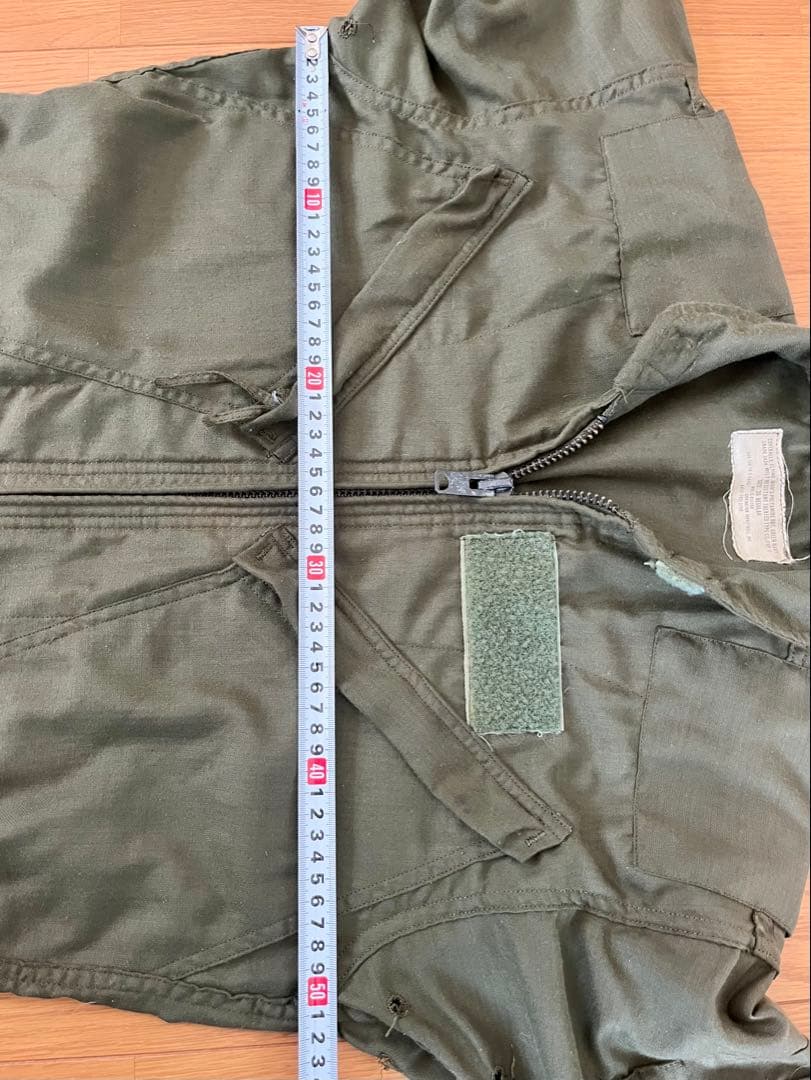 ◎1970 U.S.NAVY フライングカバーオール ヘリンボーンツイル 36R