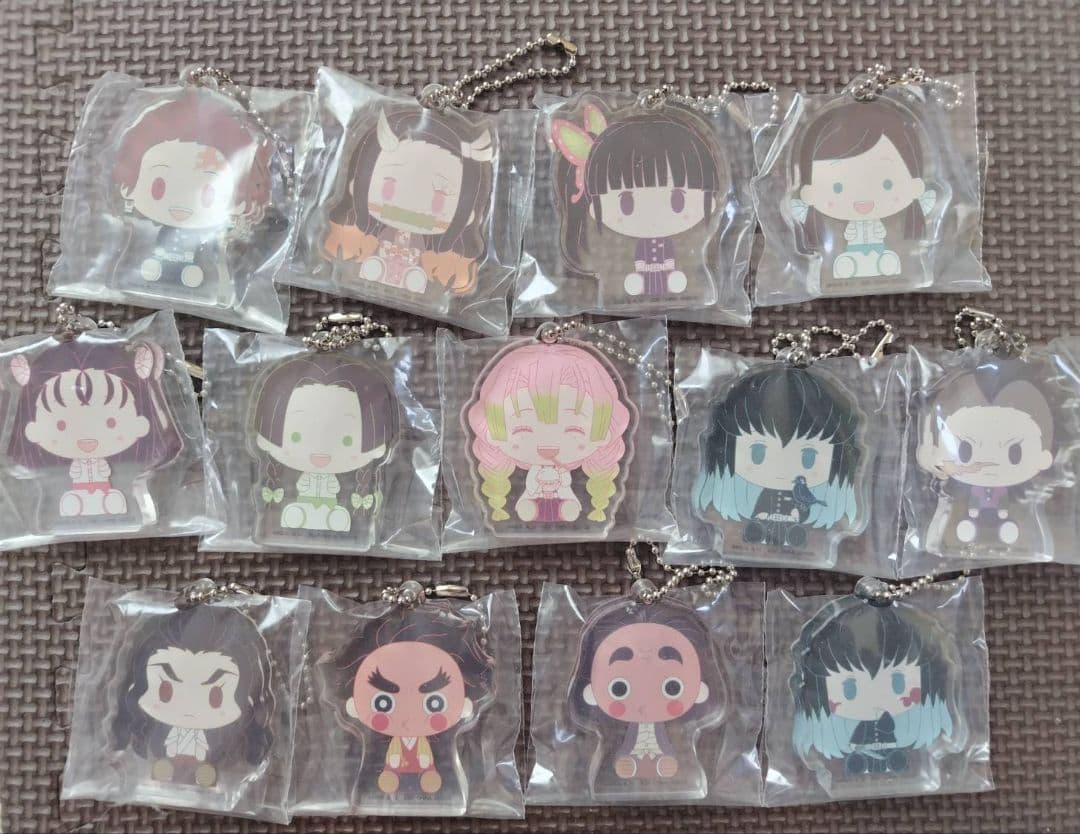 鬼滅の刃　H賞 ちょこのっこアクリッツキーホルダーセット