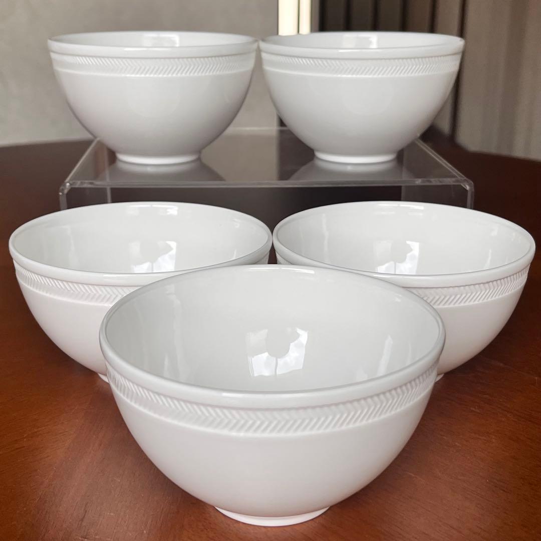 【レア美品】ウェッジウッド★ナイト＆デイ★ライスボウル（お茶碗）2個