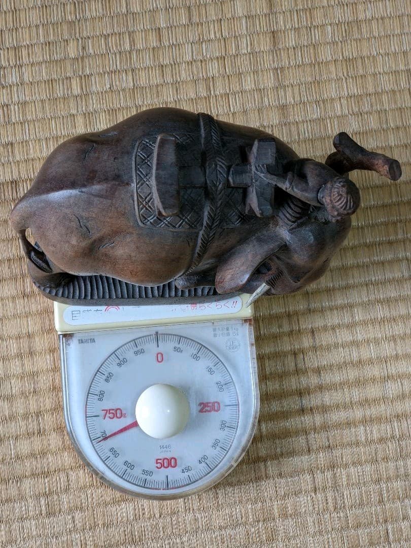 ♦中国 古美術 古玩 木彫彫刻 象 置物飾り 一木造り 民国時代 晩清 骨董品