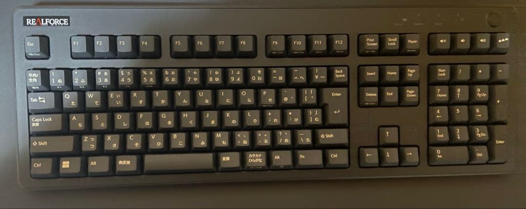 REALFORCE R3 キーボード　ブラックR3HA12