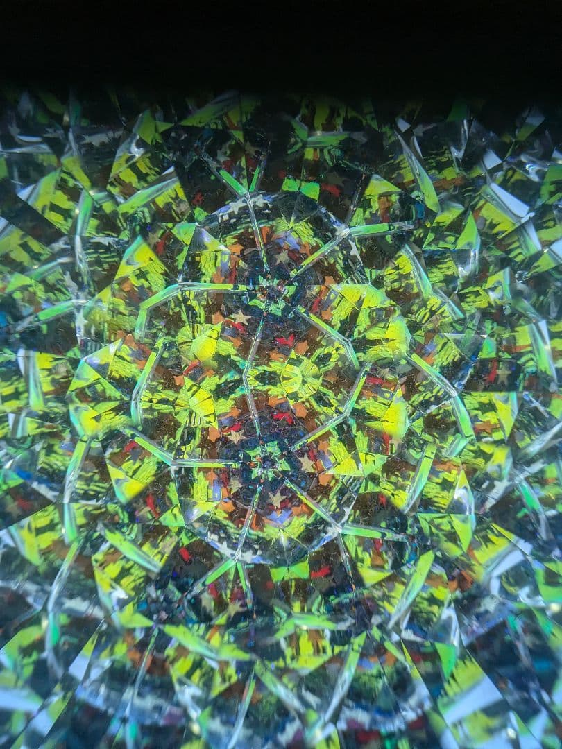 万華鏡　カレイドスコープ　ヴィンテージ　オイル　作家もの