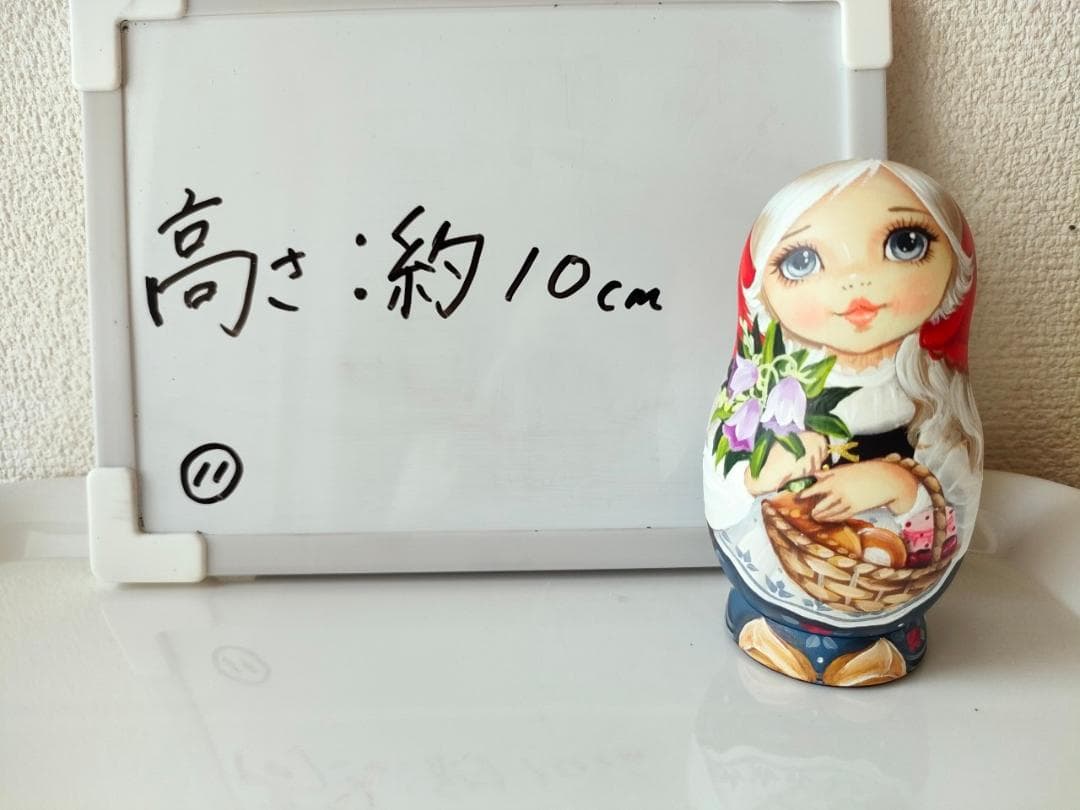 【CBT114】10cm級 マトリョーシカ (中) スベトラーナ 赤ずきんちゃん