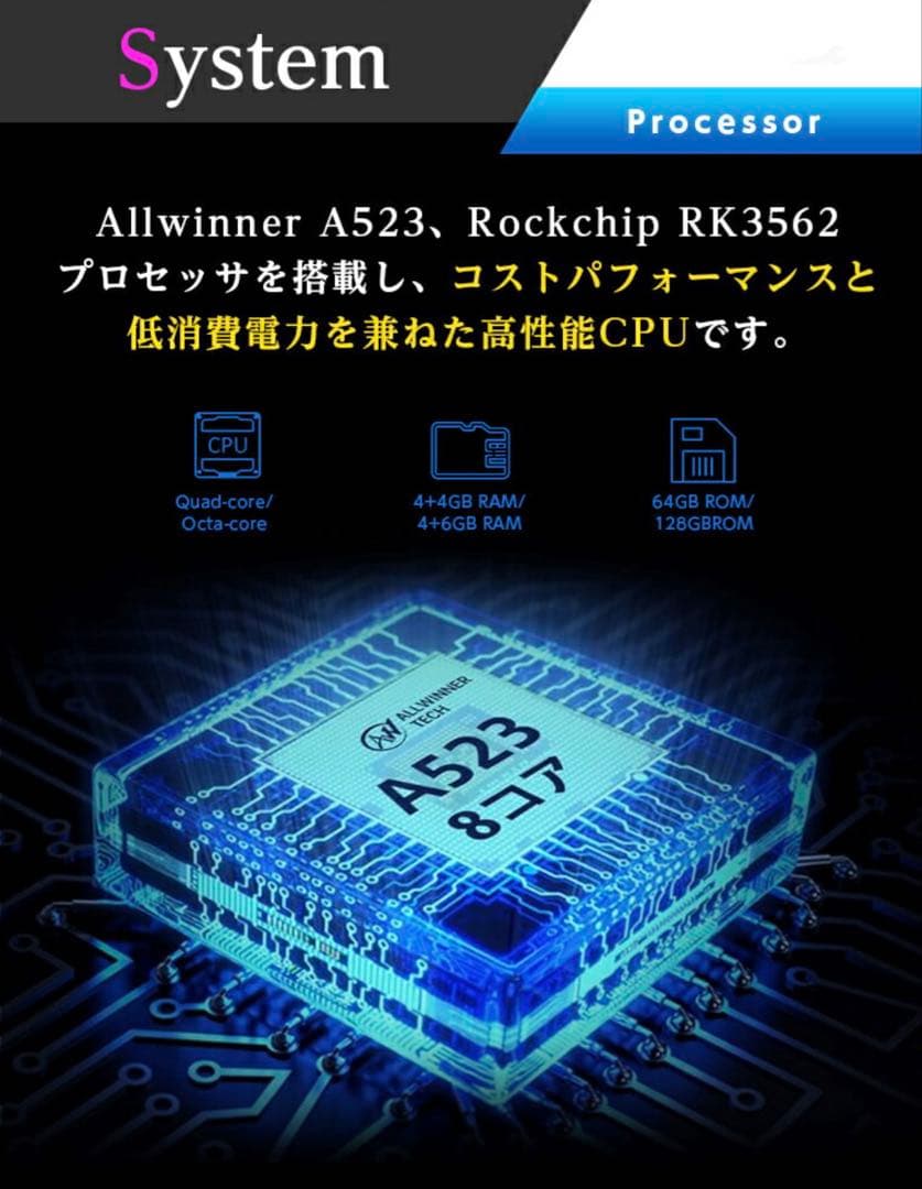 Androidタブレット 64GB ケース付き10インチ 充電タイプC