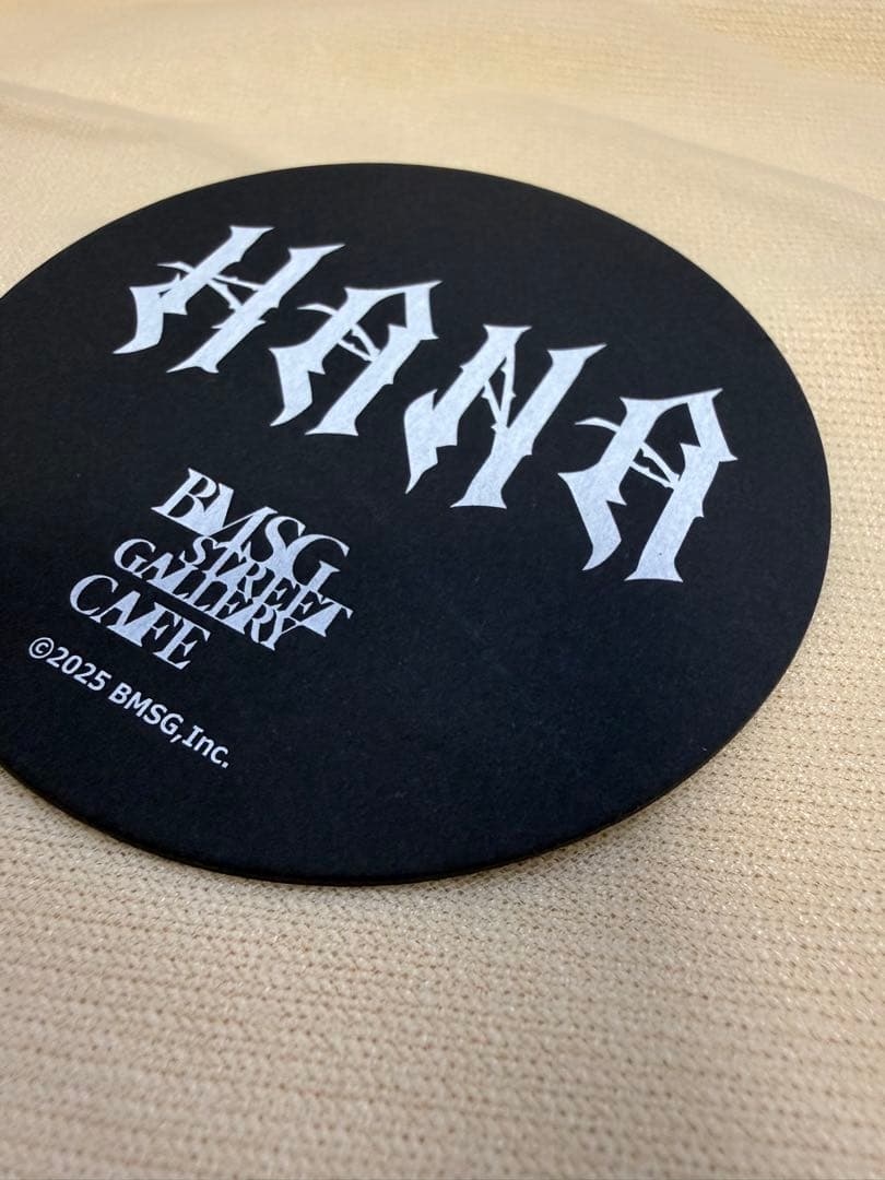 HANA コースター サイン入り