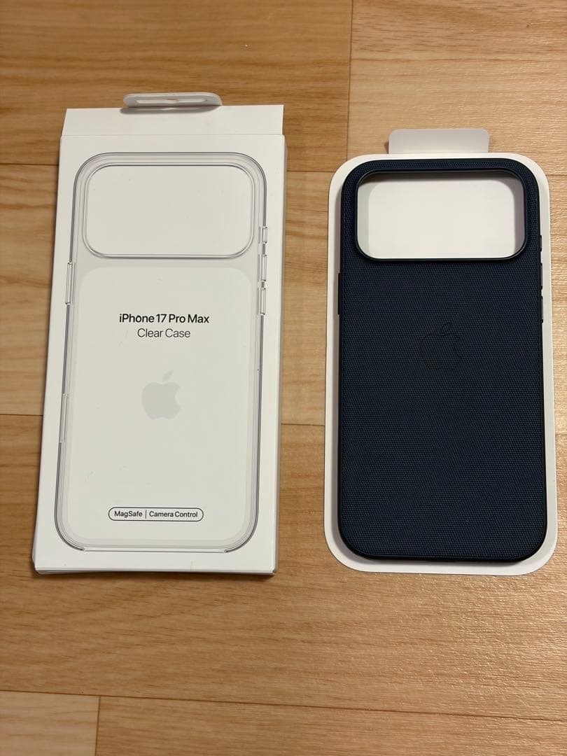 Apple純正 iPhone 17 Pro Max テックウーブンケース ブルー