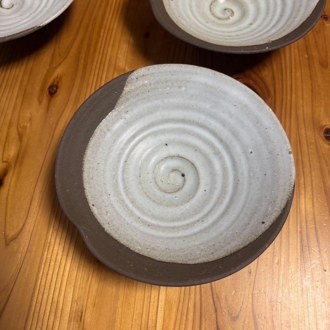 (月末割)とみなが陶房 炭化とろりのボウル 18cm 5個セット
