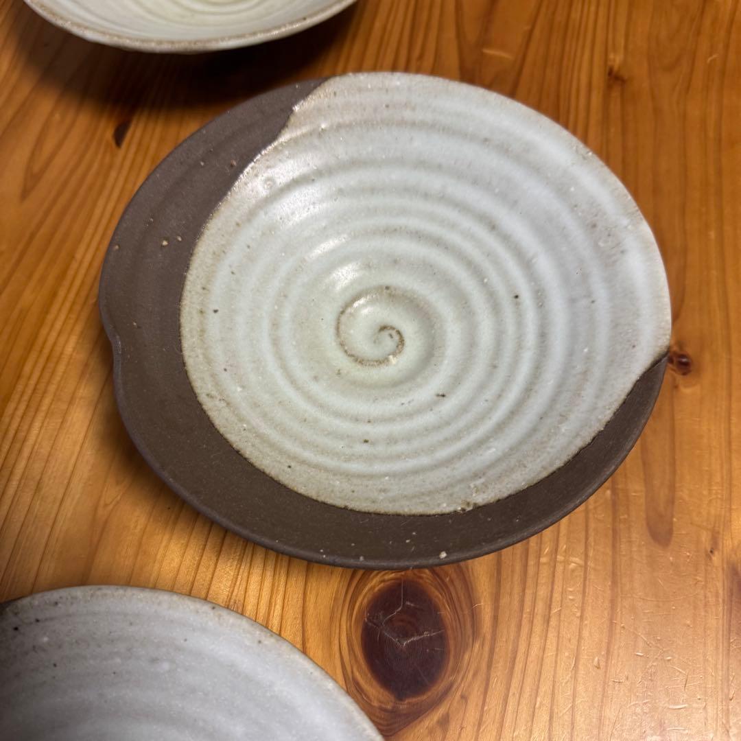 (月末割)とみなが陶房 炭化とろりのボウル 18cm 5個セット