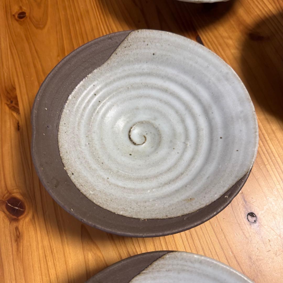 (月末割)とみなが陶房 炭化とろりのボウル 18cm 5個セット
