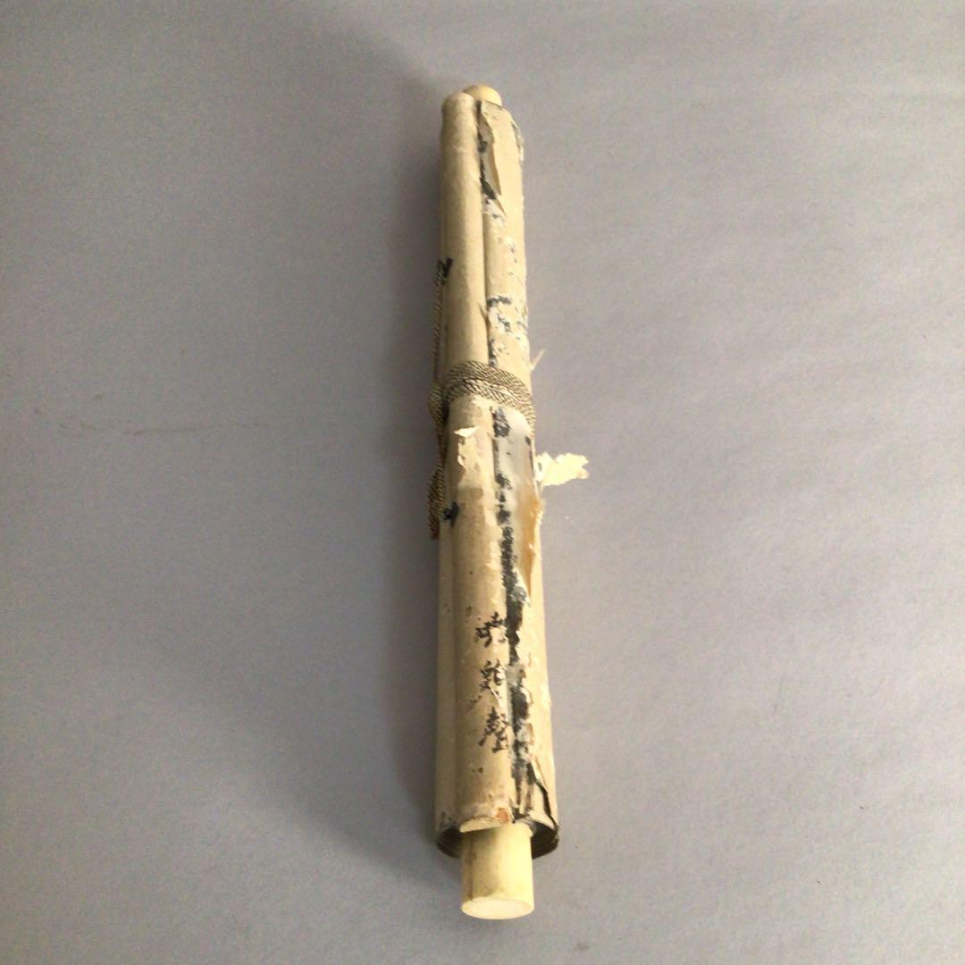 No3374掛軸　在銘　青珂　暁鶏聲図　着色絹本　日本画　花鳥画　古画　送料無料