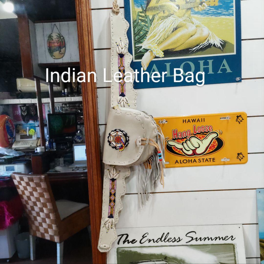 Indianハンドメイド レザーウエストバッグ アリゾナ直接買付け！