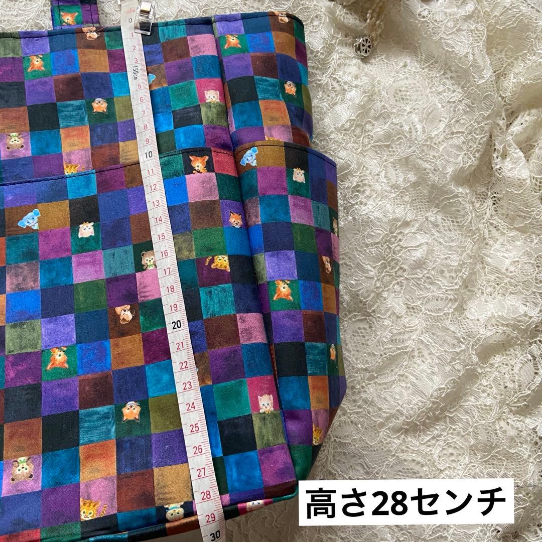 くま様　トートバッグ　ユキエモン　ハンドメイド　A4