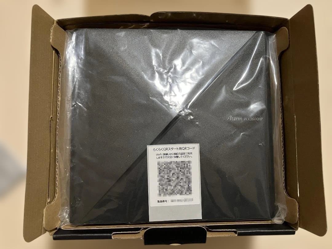 美品　NEC Wi-Fi 6 無線LANルーター Aterm WX3600HP