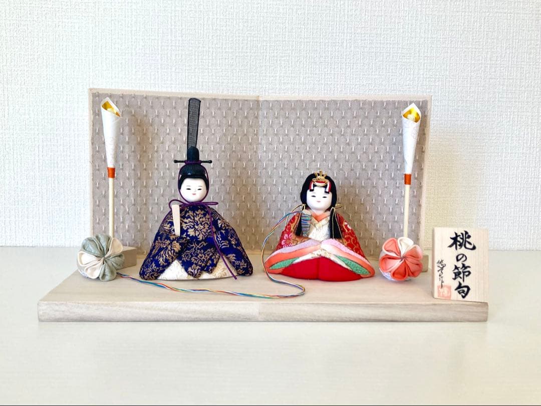 ★SALE★木目込親王飾り 2026.新商品\"桃の節句”/雛人形