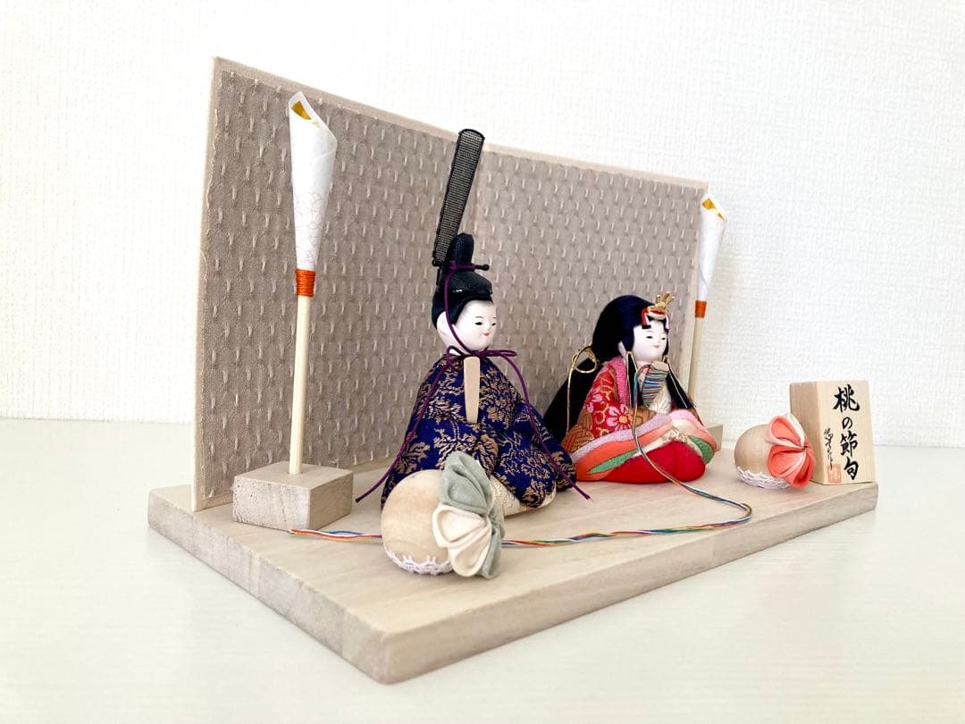 ★SALE★木目込親王飾り 2026.新商品\"桃の節句”/雛人形