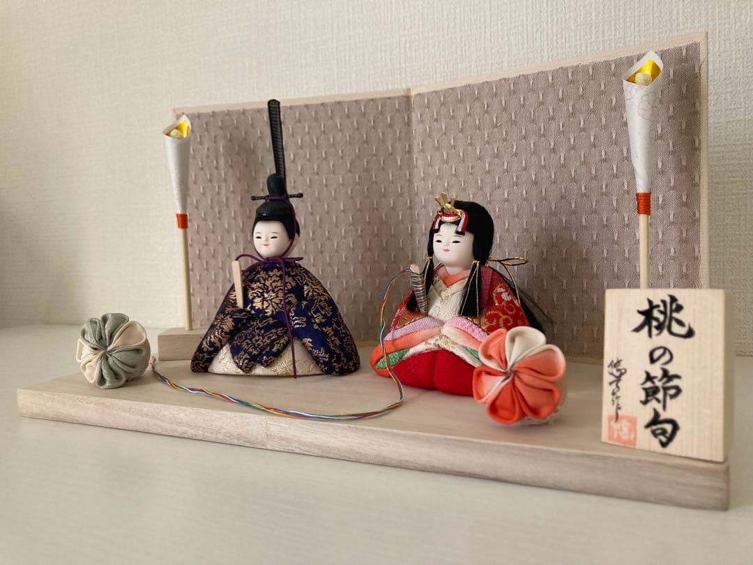 ★SALE★木目込親王飾り 2026.新商品\"桃の節句”/雛人形