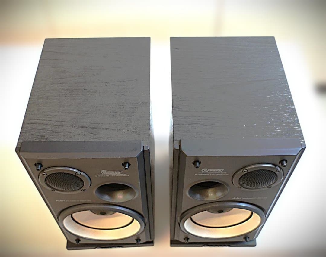 【超美品】パイオニア　エッジレススピーカー：S-R5V-LR　台座付整備良品