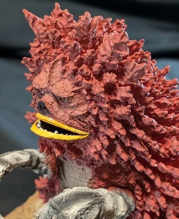 ガラモン「ウルトラＱ」登場怪獣（エクスプラス）ダム台座付ポリストーン フィギュア