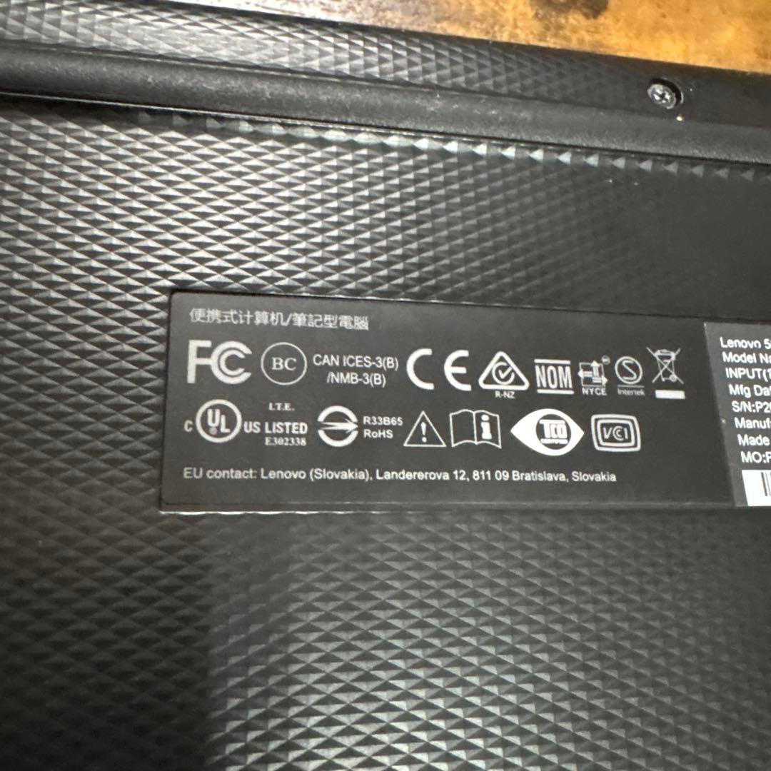 動作未確認　Lenovo Chromebook ブラック