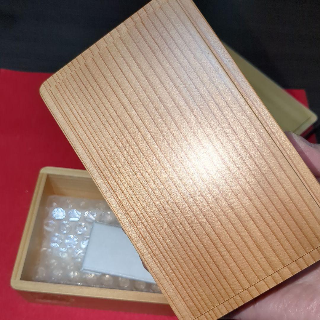 増田桐箱　杉　弁当箱　2段　未使用　おまけ付き