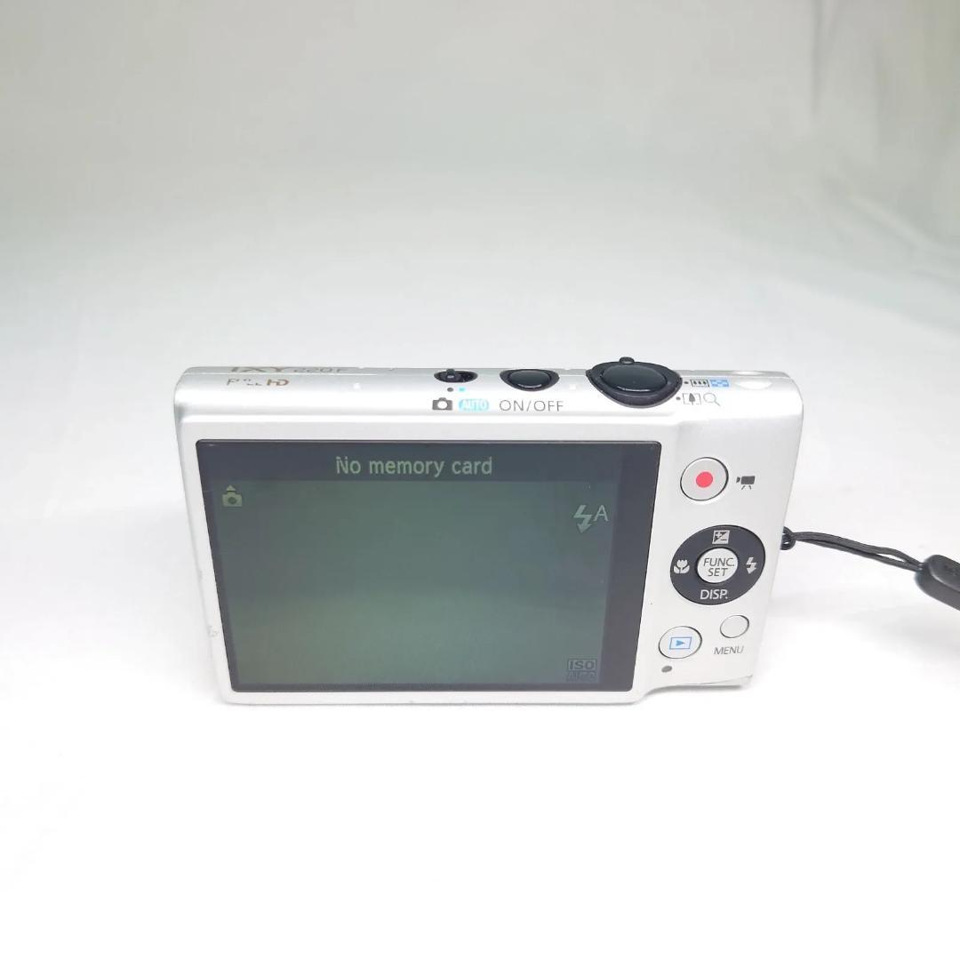 Canon IXY 220F シルバー 動作確認済 コンデジ シンプルデザイン