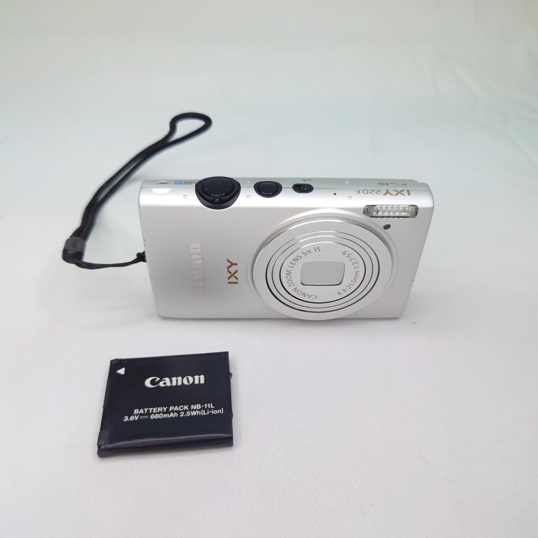 Canon IXY 220F シルバー 動作確認済 コンデジ シンプルデザイン
