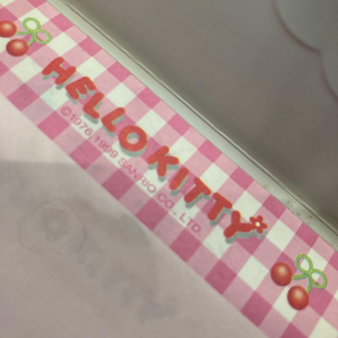 レトロ《1999年ハローキティ 透かし メモ帳》Hello Kitty☆便箋