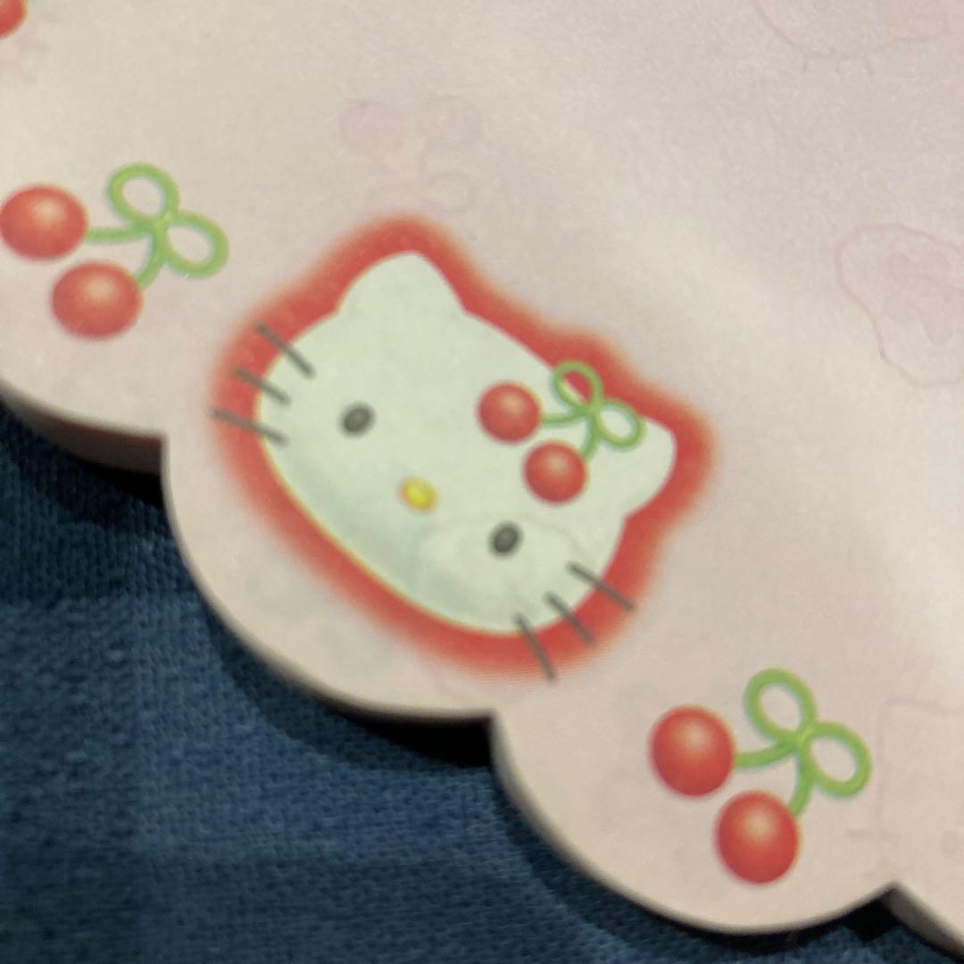 レトロ《1999年ハローキティ 透かし メモ帳》Hello Kitty☆便箋