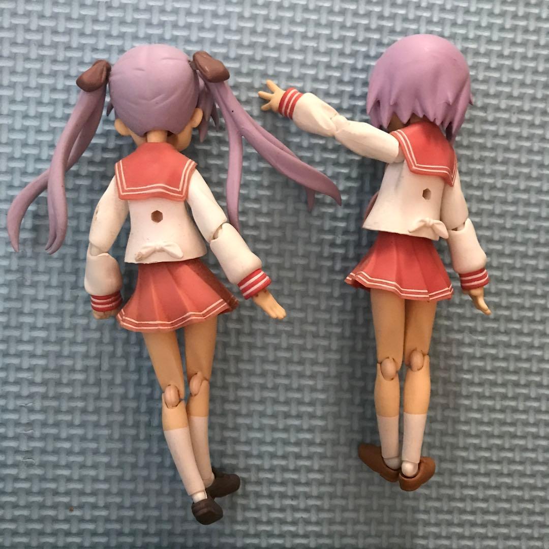 Figma らきすた 柊つかさ 柊かがみ 冬服Ver. 可動フィギュア