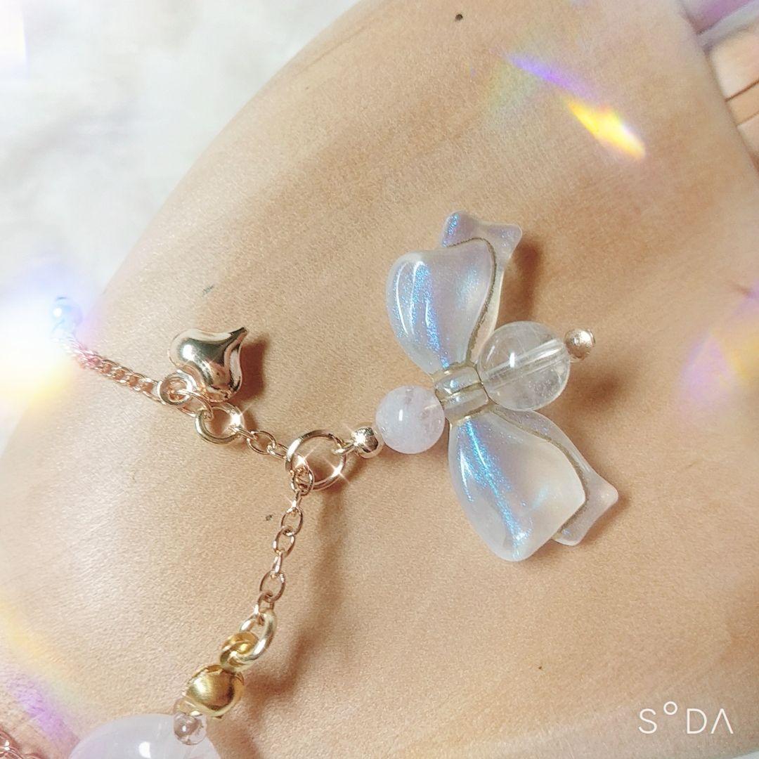 愛の結び/天使のはしご/ブルーエンジェルラダー/ネックレス/パワーストーン