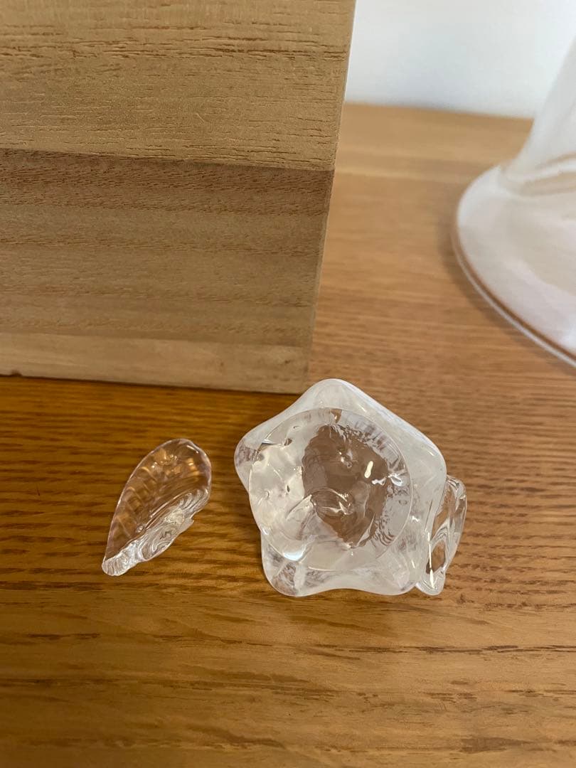 辻和美　ワレあり　要修理　デキャンタ　カラフェ　花瓶　花器　ガラス　インテリア