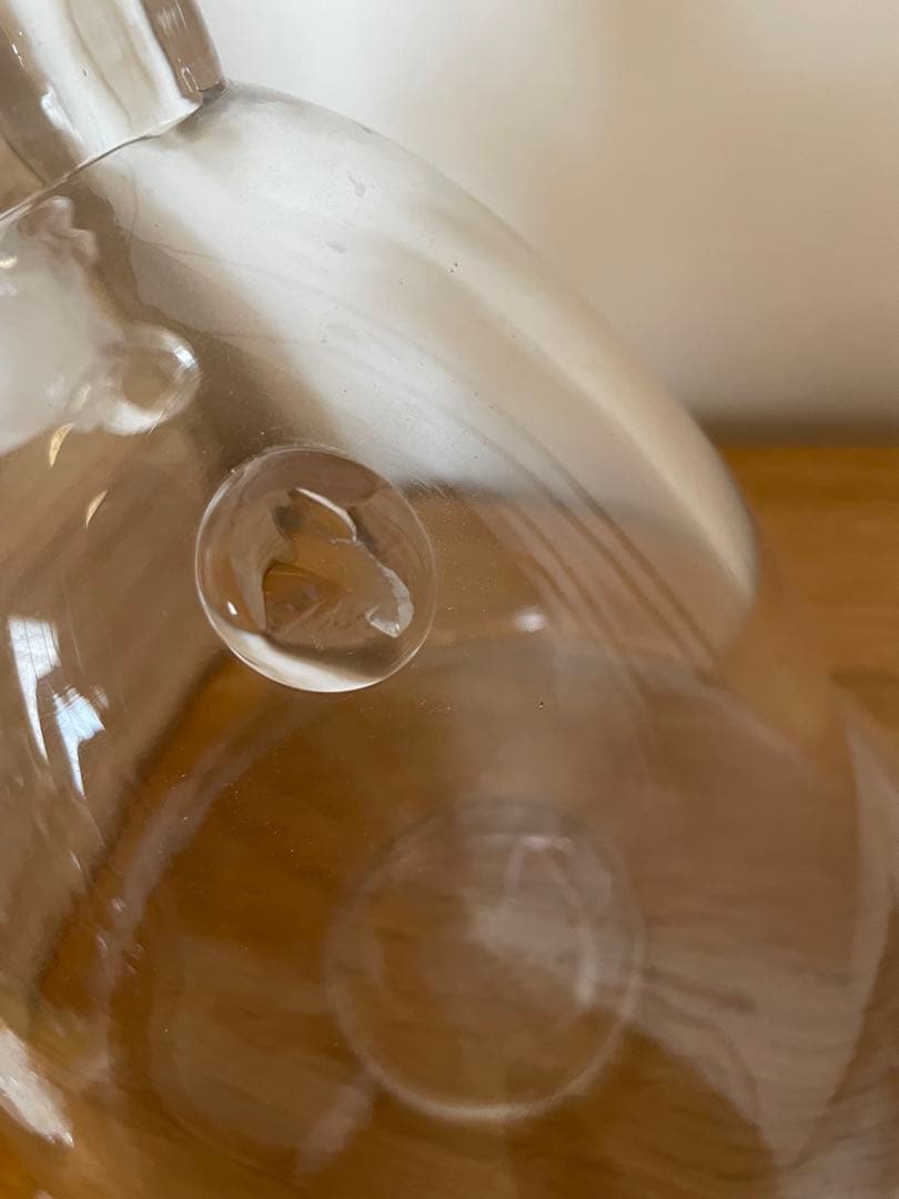 辻和美　ワレあり　要修理　デキャンタ　カラフェ　花瓶　花器　ガラス　インテリア