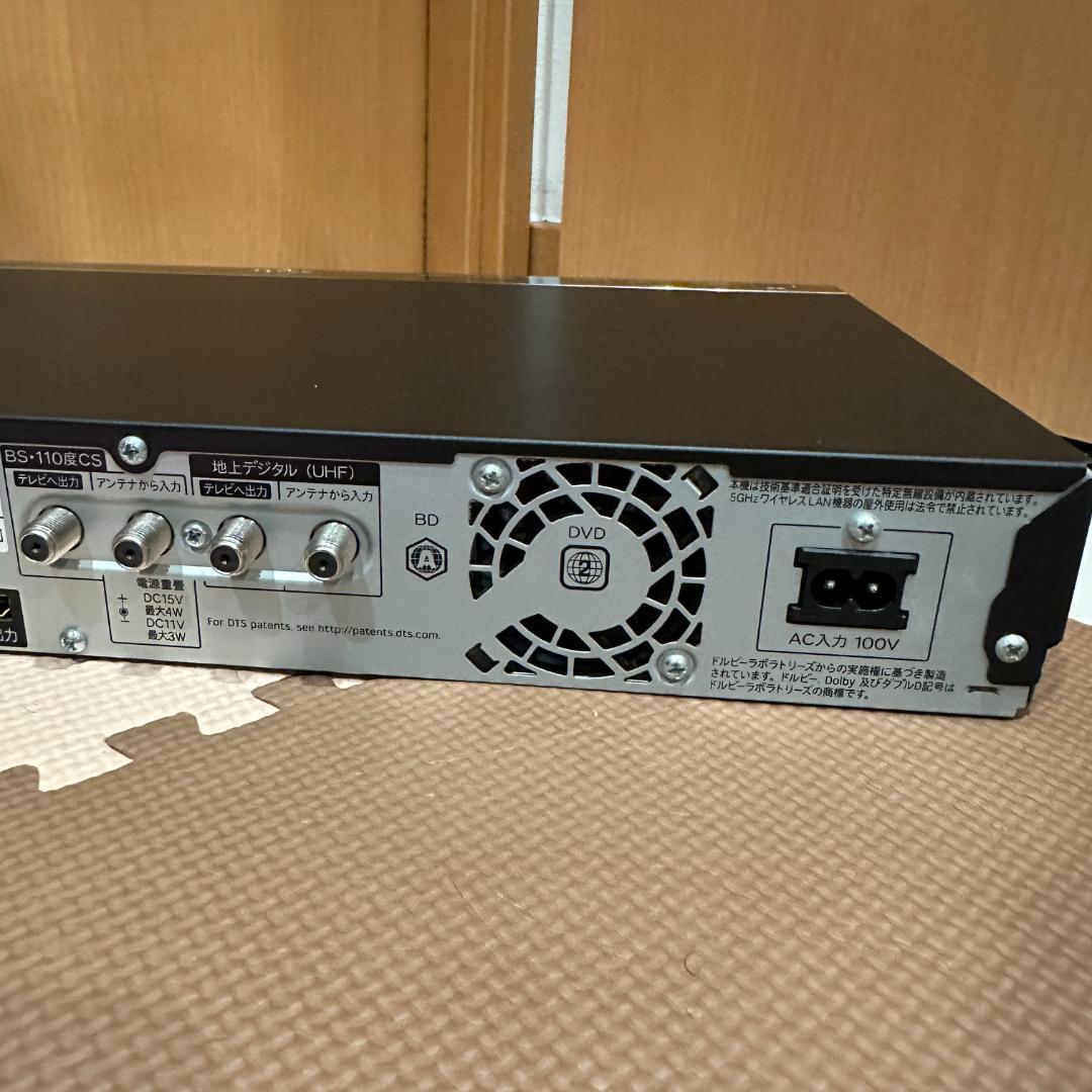 概ね美品 SHARP BD-W1600 ブルーレイレコーダー TB フルセット