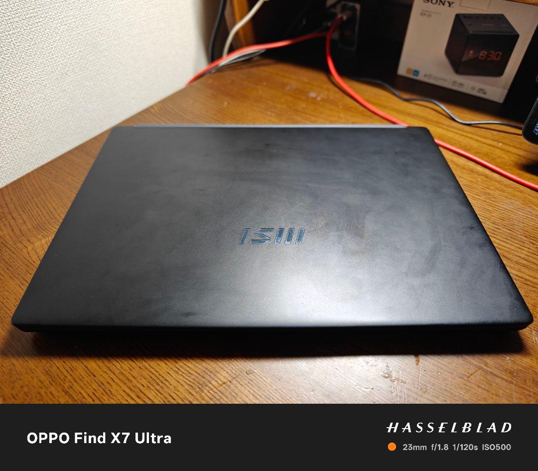 【美品】MSI Modern 14 C12MO i7 16/500ssd本体のみ