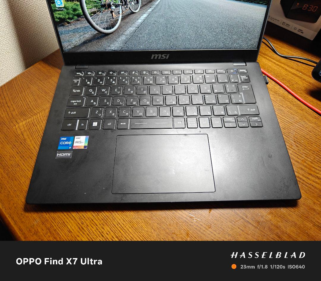 【美品】MSI Modern 14 C12MO i7 16/500ssd本体のみ