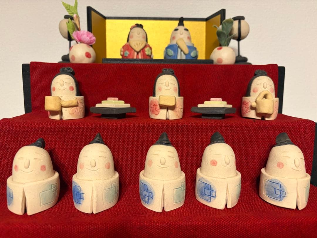 岡崎順子　雛人形　お雛様　ひな祭り　作家もの