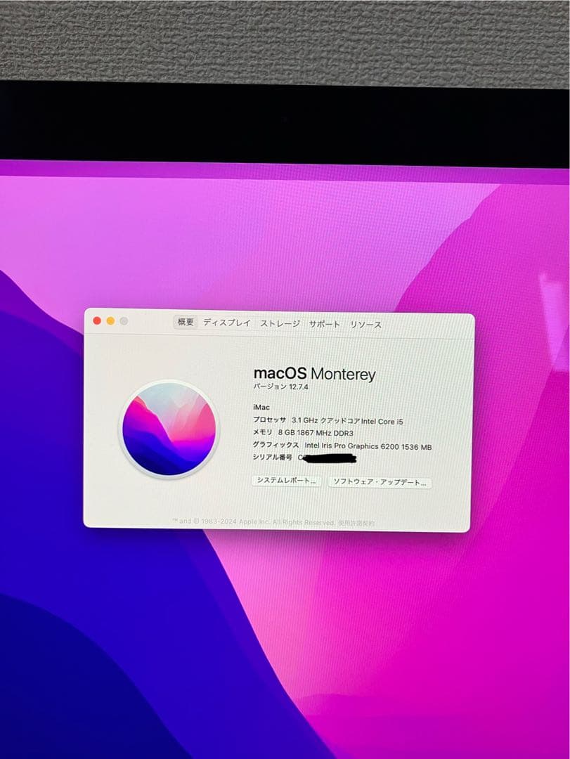 【付属品完備】Apple iMac 21.5インチ 4K｜大容量1TB