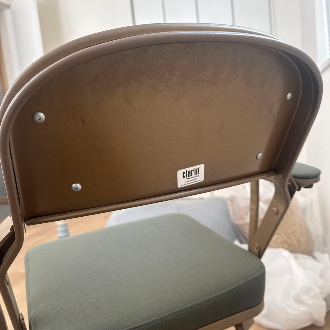 CLARIN FOLDING CHAIR WITH ARM/折りたたみチェア