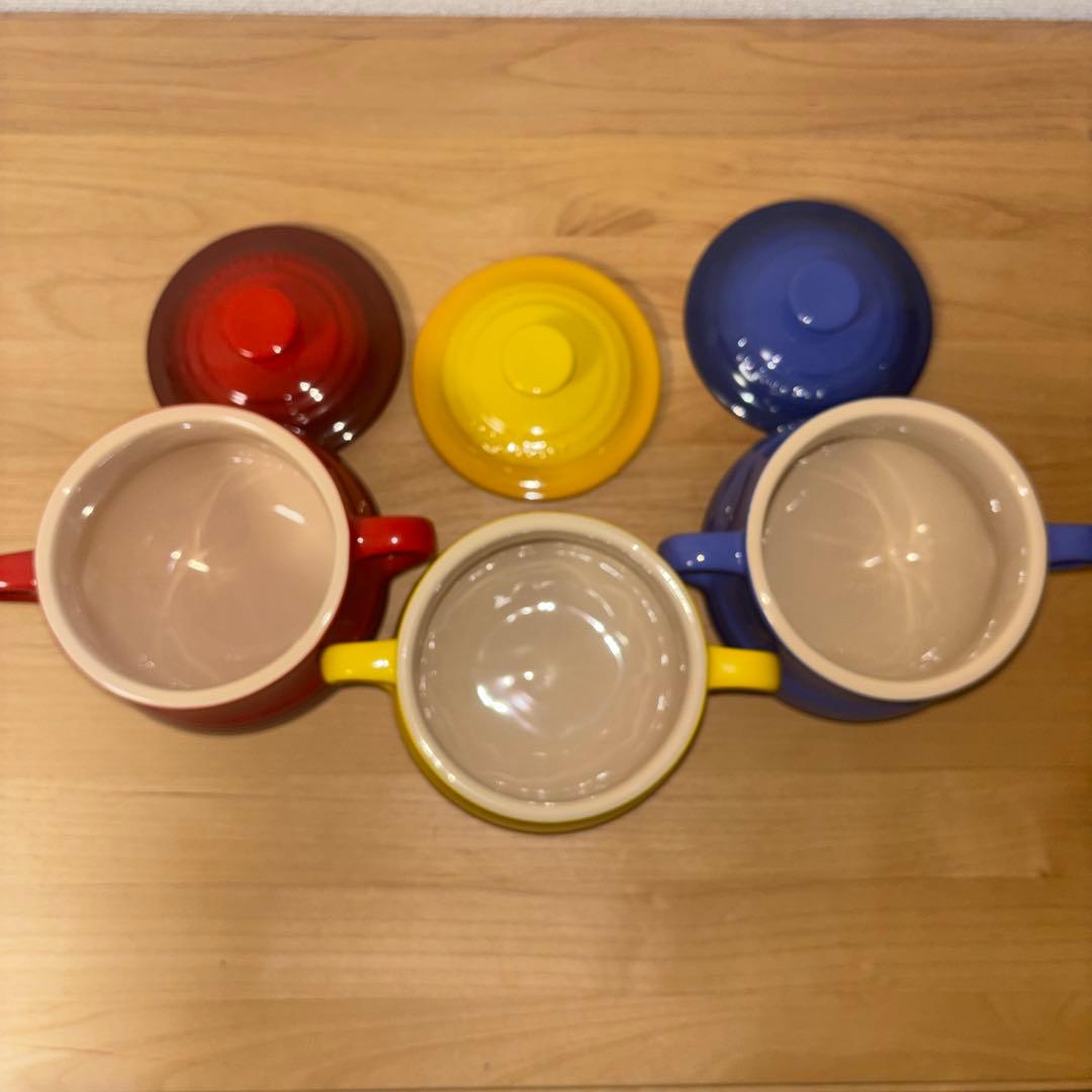 ル・クルーゼ　スープボウル　3個セット