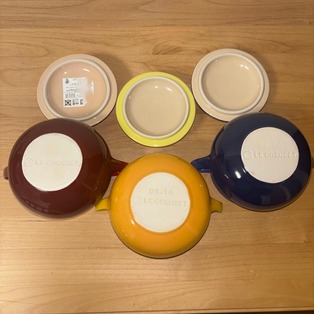 ル・クルーゼ　スープボウル　3個セット