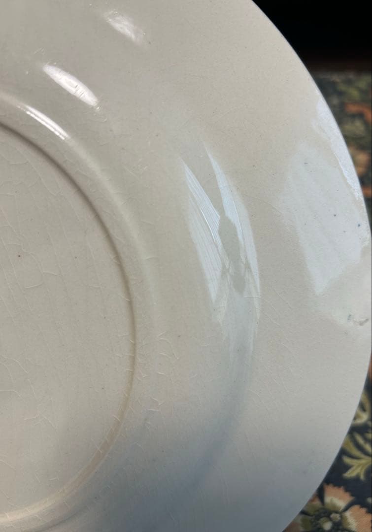 GIEN ジアン ANEMONES プレート フランスアンティーク