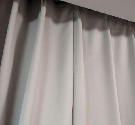 フェデポリマーブル カーテンセット 防炎 ベージュ レース ドレープ 4枚セット