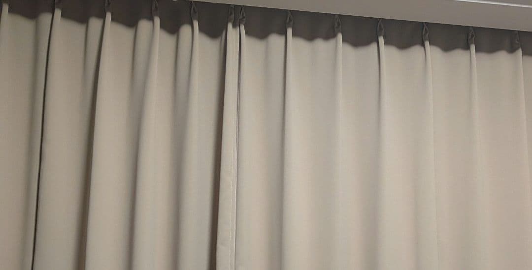 フェデポリマーブル カーテンセット 防炎 ベージュ レース ドレープ 4枚セット