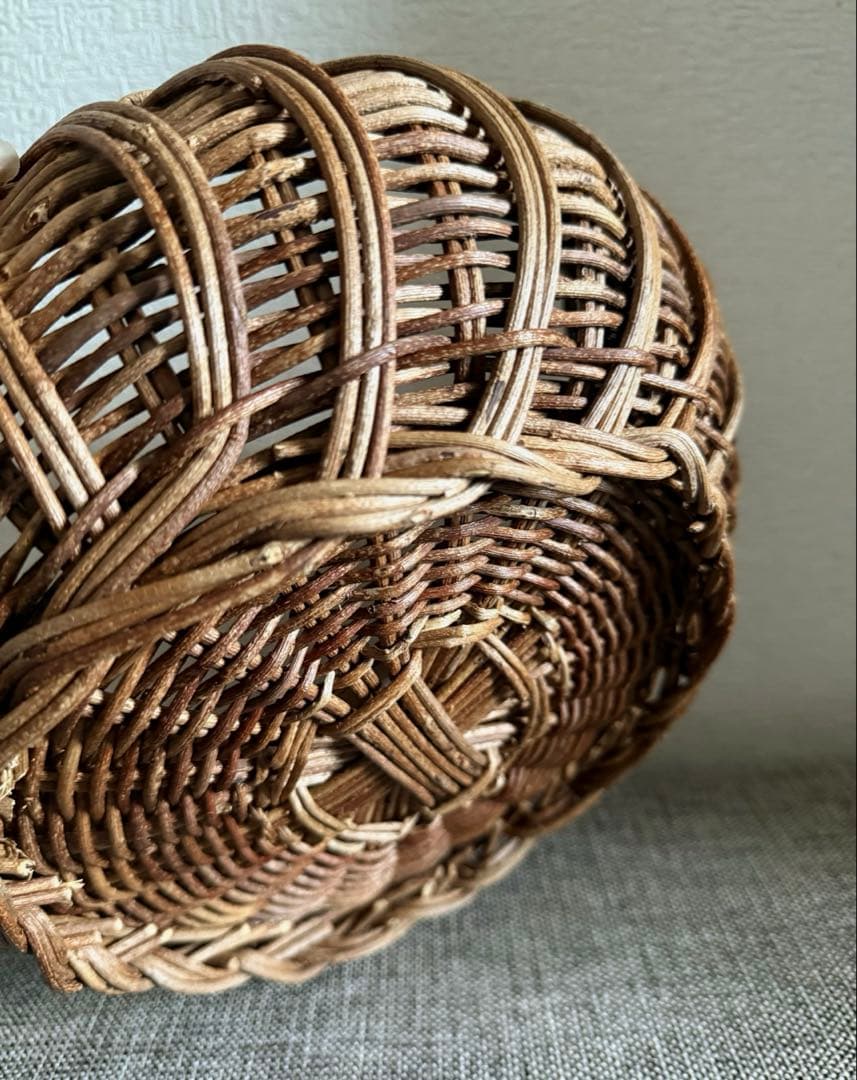 民藝 青森 あけび籠 バスケット