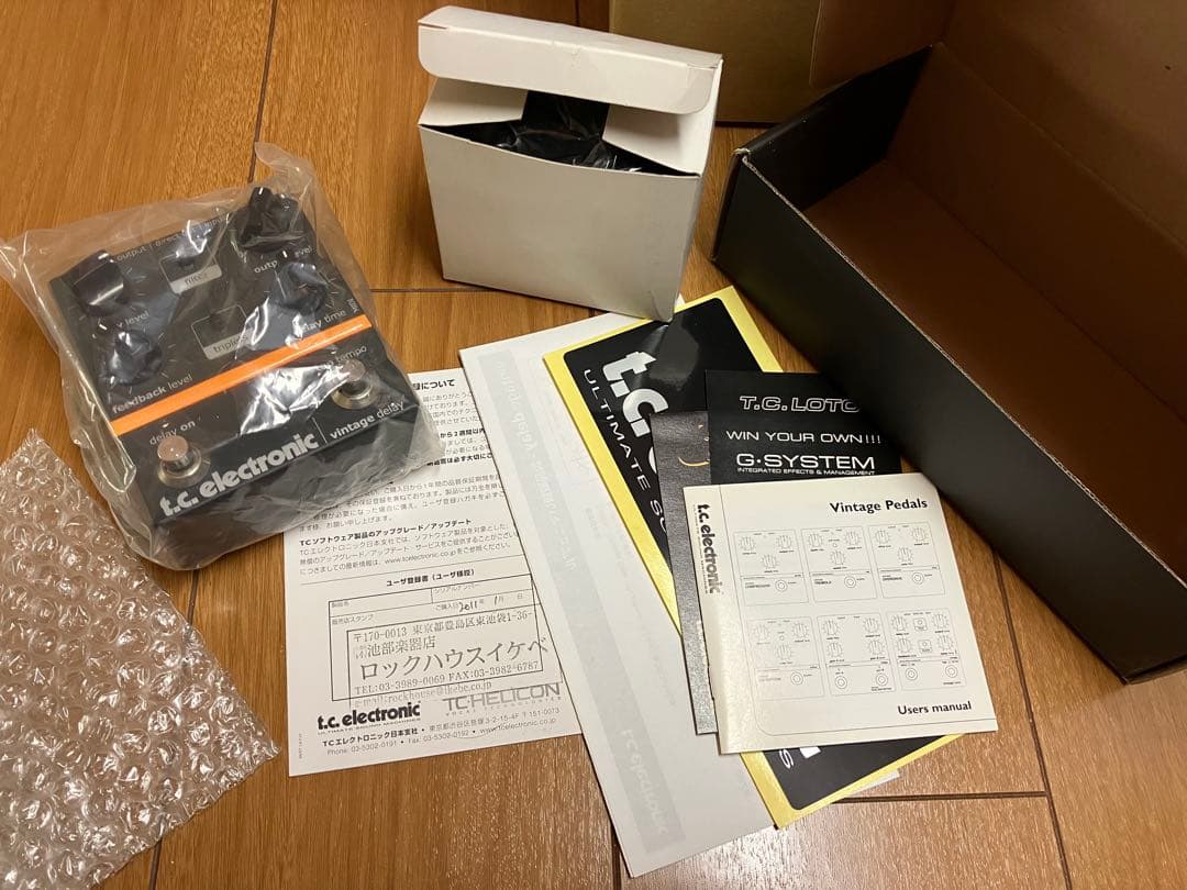 t.c. electronic vintage delay ディレイ 美品