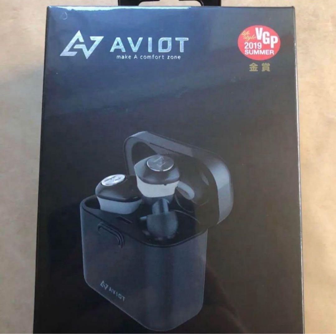 【aviot】ワイヤレスイヤフォン TE-D01D ブラック 新品・未開封