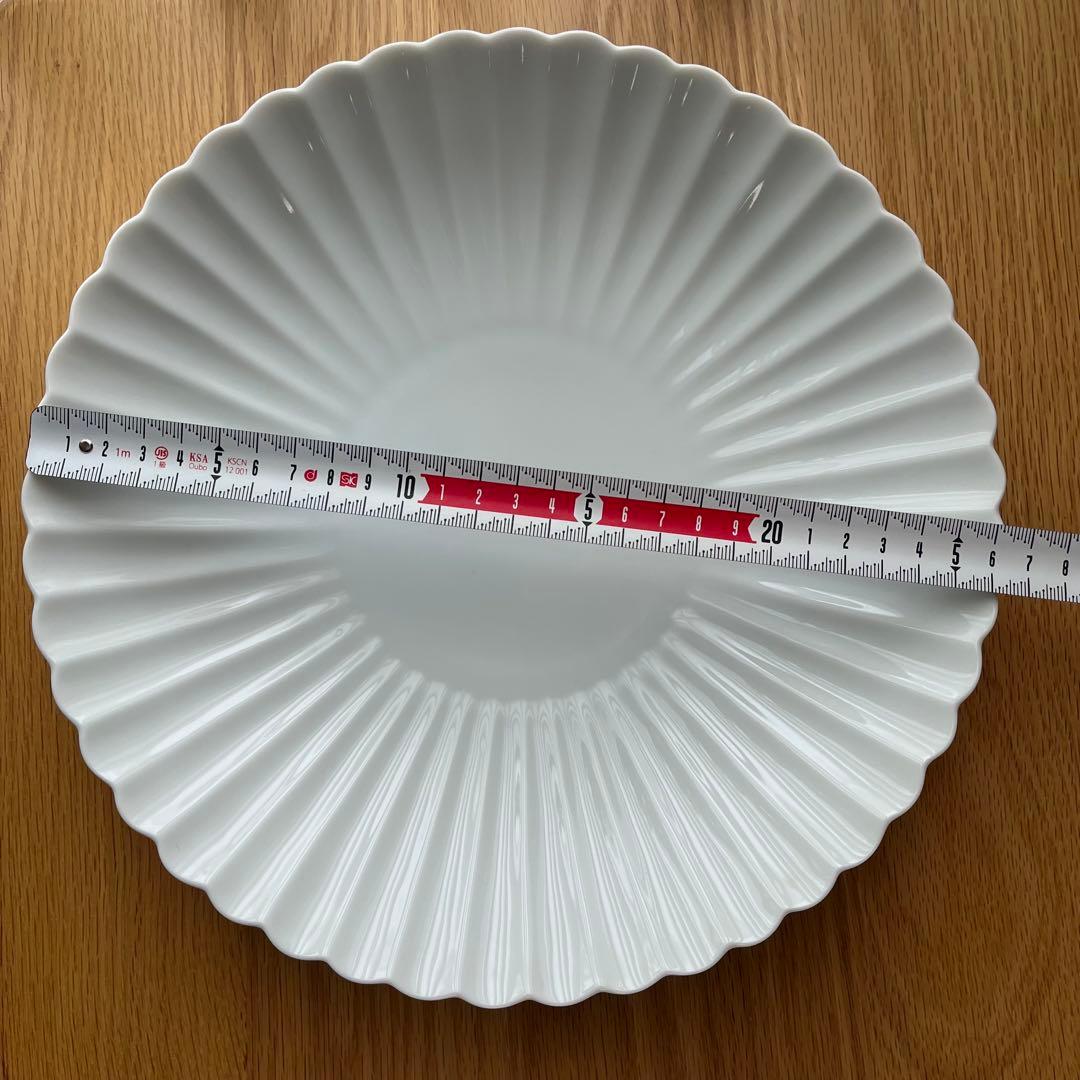 たち吉 白菊 大皿2枚セット 未使用・保管品 橘吉 日本製 盛り皿 盛皿 訳あり