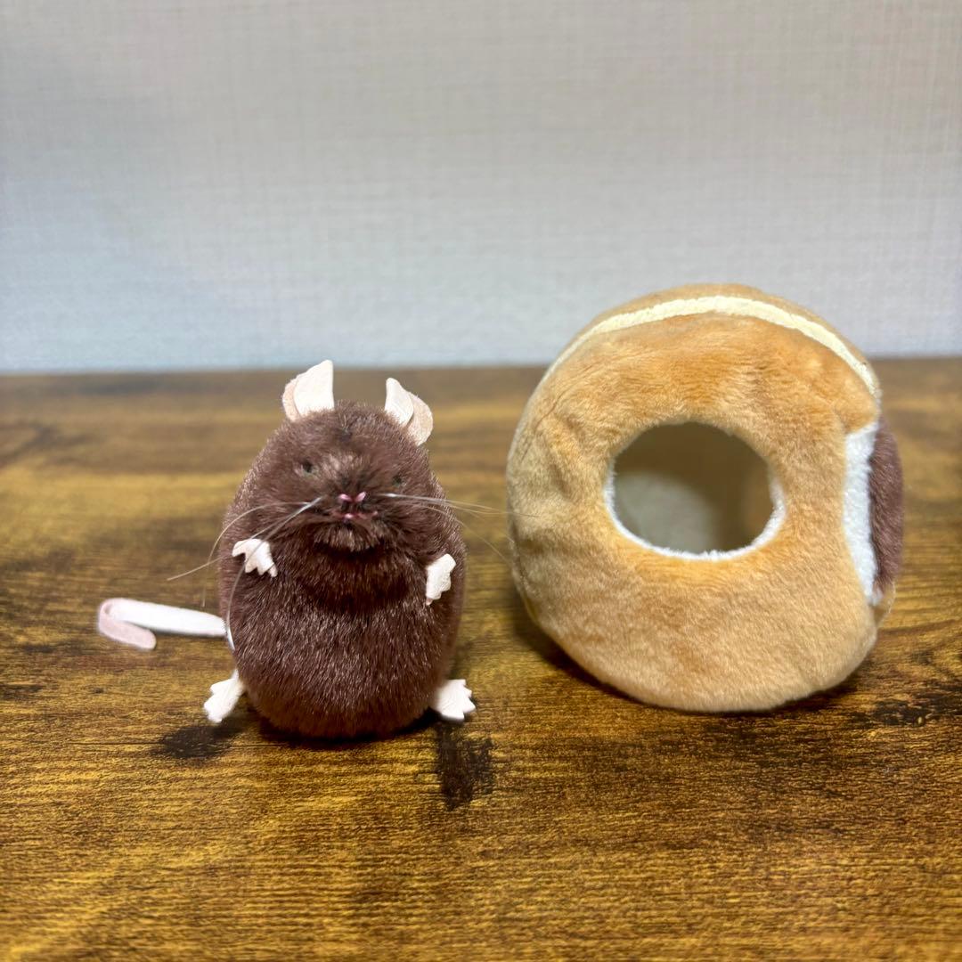 三角ユウリ　マウスぬいぐるみ　今川焼き