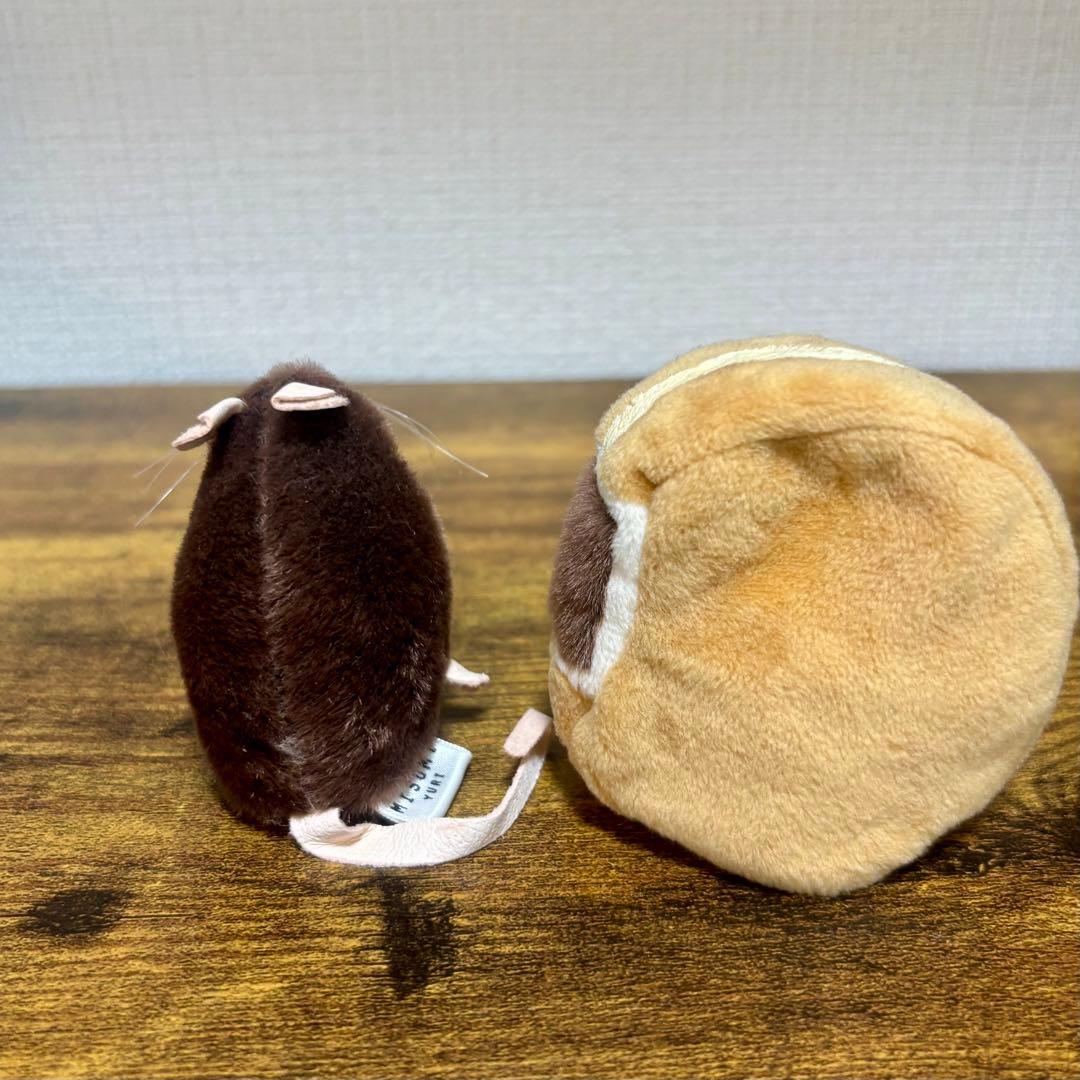 三角ユウリ　マウスぬいぐるみ　今川焼き