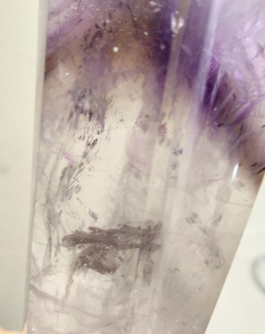 アメジスト双晶ポイント135mmスタンド付き